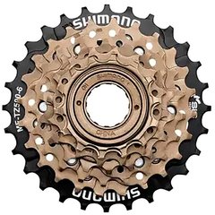 Трещотка на велосипед Shimano MF-TZ500 14-28Т, 6 звезд, коричневая