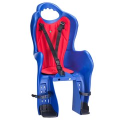 Велокресло детское Elibas P HTP design на багажник синий