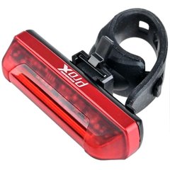 Задній ліхтар для велосипеда ProX Lynx Cob Led, 30 Lm, акумулятор, micro USB, червоний