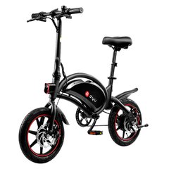 Электровелосипед 14" DYU D3F, сталь, 250 Вт, 10 А/ч, 36 В, черный