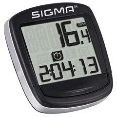 Велокомпьютер проводной Sigma Sport BC 500, 5 функций, черно/белый