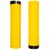 Ручки для велосипеда BC-GR6410 130мм желтый с алюм черным замком