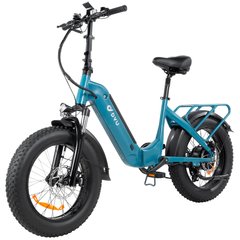 Электровелосипед 20" DYU FF500, алюм, 500 Вт, 14 А/ч, 48 В, синий