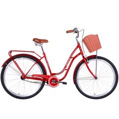 Городской велосипед 28" Dorozhnik OBSIDIAN 2021 рубиновый
