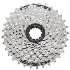 Кассета на велосипед Shimano CS-HG41, 11-30, 8-звезд серебристая (ECSHG418130)