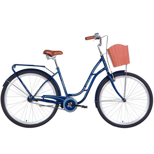 Городской велосипед 28" Dorozhnik OBSIDIAN 2021 темно-синий