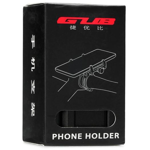 Держатель для смартфона 3,5-6,2" AL с креплением на руль GUB G-81 черный