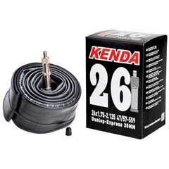 Велосипедная камера Kenda 26"x1,75-2,125 DV (Велониппель/Dunlop) 35мм