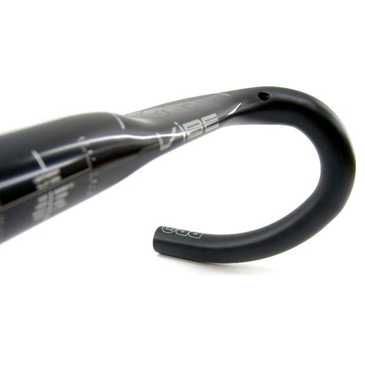 Кермо для велосипеда PRO Vibe Aero Di2, 6 град розгортка, 38cm/31,8 mm, чорне (PRHA0465)