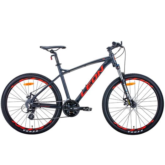 Горный велосипед 26" Leon HT-90 16,5" 2021 графитовый с красным