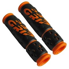 Грипсы на велосипед Progrip 953 Gel, 122 мм, черный/оранжевый