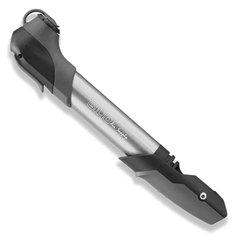 Велонасос GIYO GP-97A мини телескопический алюминиевый AV/FV 80psi T-ручка серый
