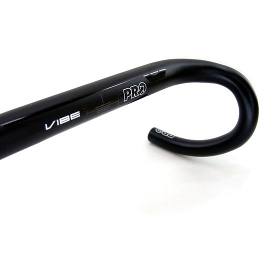 Кермо для велосипеда PRO Vibe Di2 compact, 40cm/31,8 mm, чорне (PRHA0366)