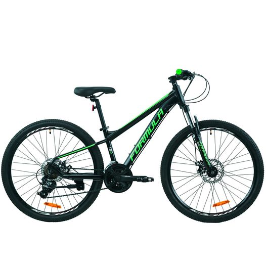 Горный велосипед 26" Formula F-1 DD 13" 2020 черно-зеленый