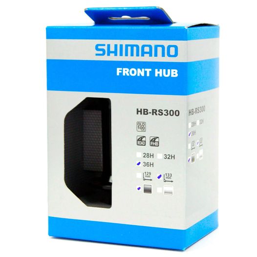 Втулка передня Shimano HB-RS300 SORA, 36отв, чорн (HBRS300AAL)