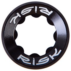 Гайка алюминиевая RISK M20 для шатунов Shimano с интегрированной осью черная