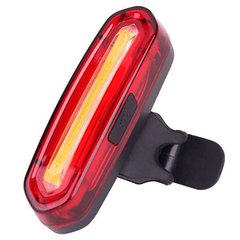 Мигалка задняя BC-TL5434 стекло LED USB красный свет