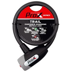 Велозамок ProX Trail 10x1000 мм черный