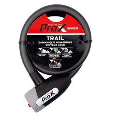 Велозамок ProX Trail 12x1000 мм черный