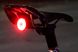 Велофонарь габаритный GUB 062 LED с крепление на рельсы седла красный