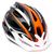 Велошлем с белым козырьком CIGNA WT-016 М (54-57см) черно-серо-оранжевый