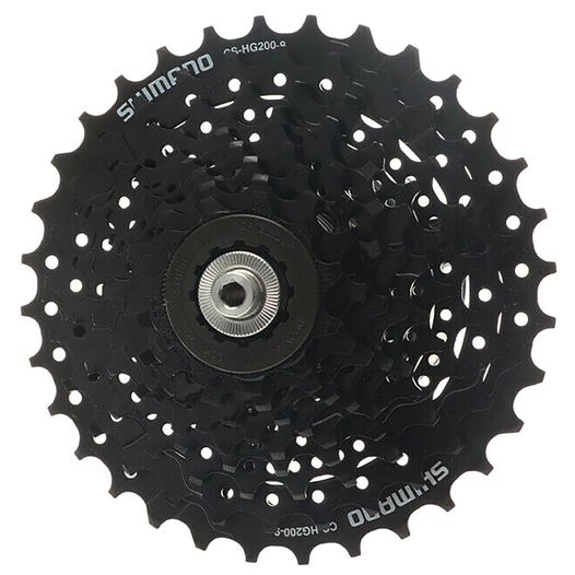 Кассета на велосипед Shimano CS-HG200 Acera, 11-32T, 9 звезд, черный