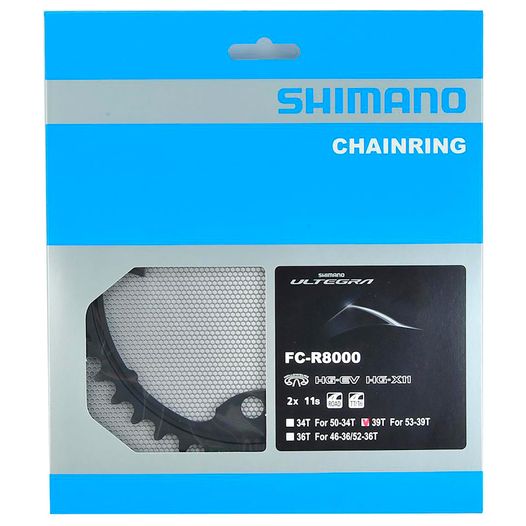 Передня зірка до шатуна Shimano FC-R8000 ULTEGRA 39зуб-MW для 53-39T (Y1W839000)