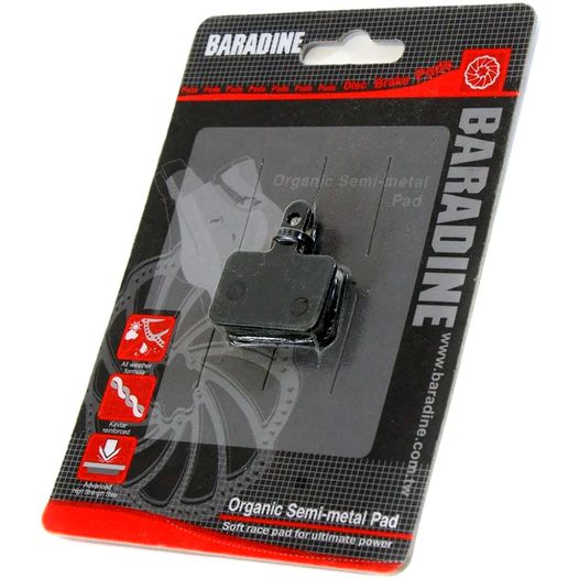 Тормозные колодки Baradine DS-10, дисковый тормоз, полуметалл