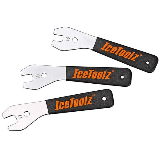 Ключи для конусов велосипеда Icetoolz 13/15/17 мм, cr-mo, 3 шт