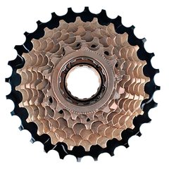 Трещотка на велосипед ProX 14-28Т, 7 звезд, коричневая