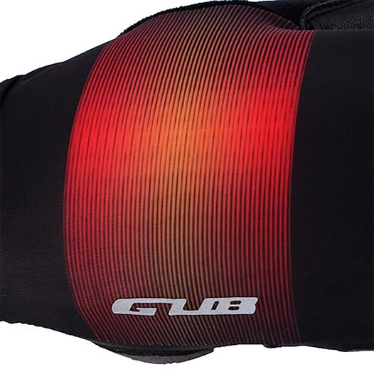 Велоперчатки GUB S052 Gradient без пальцев с гелем XL черно-красный