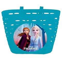 Велосипедная корзина передняя Disney 12" Frozen II, детская, пластик, голубой