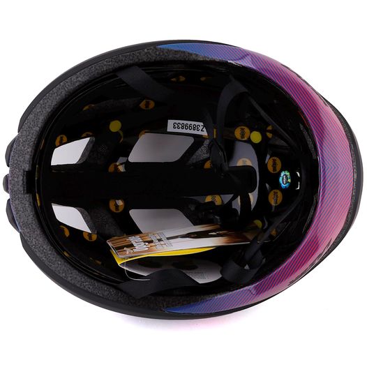 Велошолом шосейний LAZER Sphere, чорно-пурпуровий