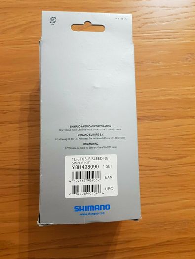Базовый комплект Shimano TL-BT03-S для гидра. диск тормозов Shimano (Y8H498090)