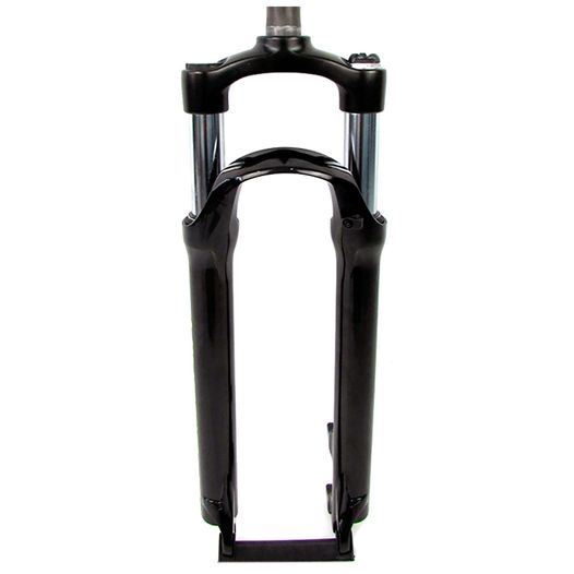 Вилка для велосипеда 27,5" U-DING D3 32мм, 1-1/8, хід 80mm, пружинно-еластомірна, без локауту чорна