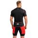Велосипедна футболка Rough Radical CROSS-SX чоловіча, короткий рукав, чорний/червоний