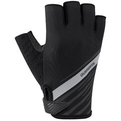 Велосипедные перчатки Shimano, без пальцев, черные