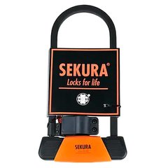 Велозамок Secura KB306 U-LOCK B 189 ключ, 18x320мм, черный