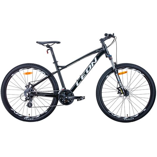 Горный велосипед 27,5" Leon XC-90 16,5" 2021 чёрно-белый c серым