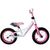 Детский беговел 14" Crosser Balance bike бело-розовый