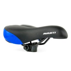 Седло на велосипед Avanti FU-6251 черный/синий