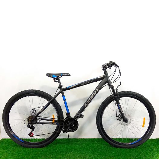 Горный велосипед 29" Azimut Spark D 21" черно-синий
