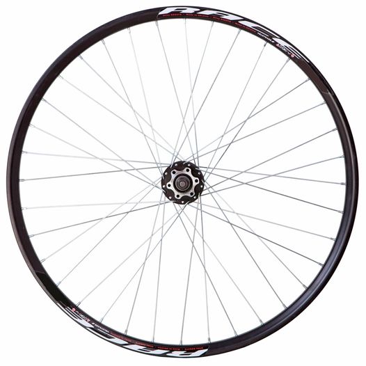 Колесо на велосипед 27.5" заднее AL 36H двуст. черн.; втулка SHUNFENG SF-A217R под диск., цвет черн., на пром. подшипн. под кассету 8-9-10
