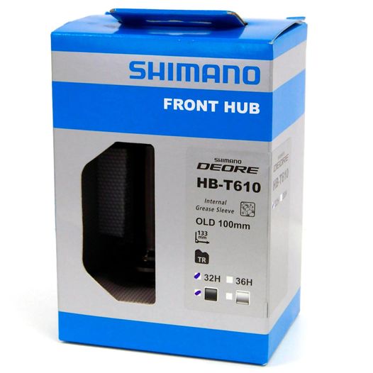 Втулка передня Shimano HB-T610 DEORE 32отв, чорн (HBT610BL)