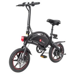 Электровелосипед 14" DYU D3+, алюм, 250 Вт, 10 А/ч, 36 В, черный