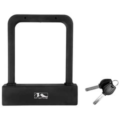 Велозамок M-Wave U-LOCK B 205 ключ, 175x205мм, черный