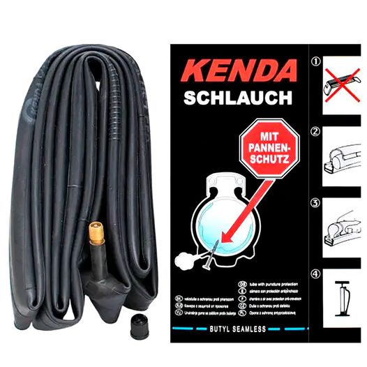 Велосипедная камера Kenda 26" 1,75x2,125 AV (Автониппель/Schrader) 32мм антипрокол