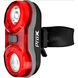 Задній ліхтар для велосипеда ProX Gemma 2x0,5W, 2 LED, 3 режими, батарейки, чорний